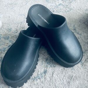 Jeffrey Campbell Black Clog size 7/37